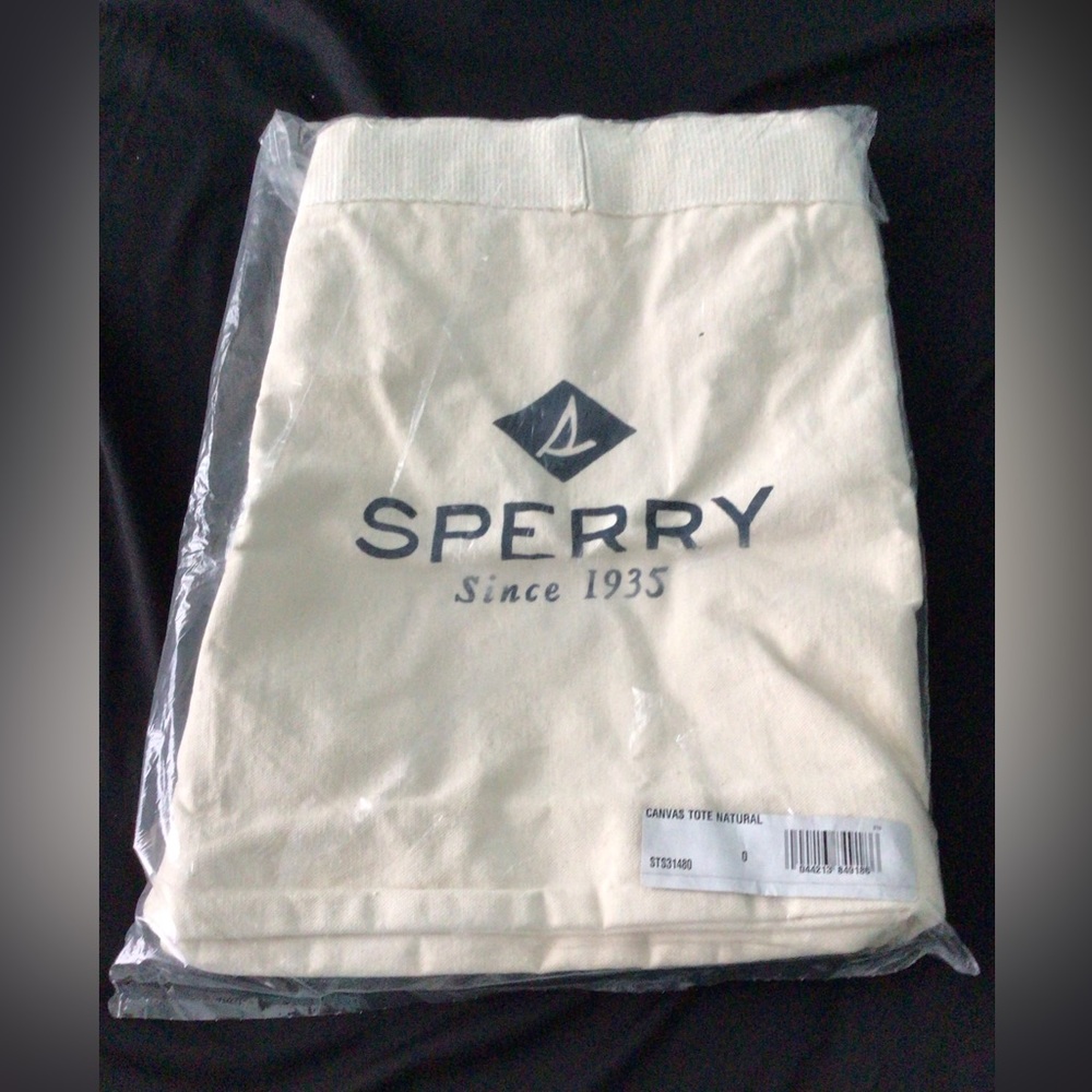 Sperry canvas tote
